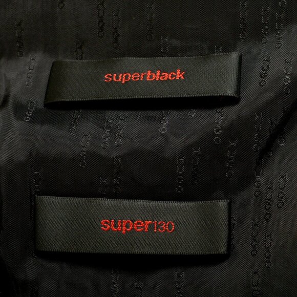 Hugo Boss Men's "Adris4/Heibo3" Black 100% Wool Sport Coat Blazer US 36R IT 46R - Picture 6 of 6